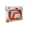 LEAN TOYS Conjunto de 2 Quadros Magnéticos de Desenho com Carimbos - Azul e Amarelo