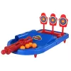 LEAN TOYS Conjunto de jogos de arcada 4 em 1 basquetebol futebol escudo bowling dardos