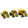 LEAN TOYS Conjunto de Veículos de Construção 3 Modelos Amarelos