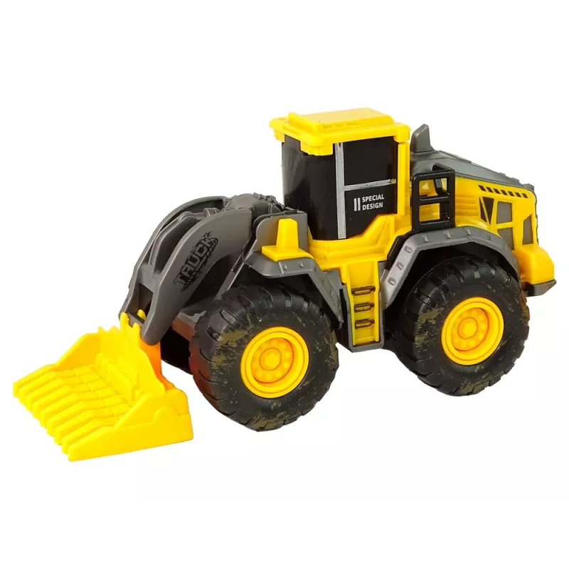 LEAN TOYS Conjunto de Veículos de Construção 3 Modelos Amarelos