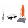 LEAN TOYS Conjunto de figuras Space Truck Rocket 15 peças