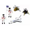 LEAN TOYS Conjunto de figuras Space Truck Rocket 15 peças