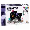 LEAN TOYS Conjunto de blocos magnéticos cubos Pixels 3D Space 100 peças