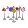 LEAN TOYS Conjunto de Sinais de Trânsito Luzes Sons 23 cm