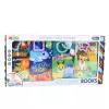 LEAN TOYS Conjunto de 4 livros sensoriais macios, coloridos e educativos para crianças pequenas