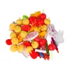 LEAN TOYS conjunto de decorações DIY com velcro de doces bolo bolachas