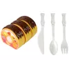 LEAN TOYS conjunto de decorações DIY com velcro de doces bolo bolachas