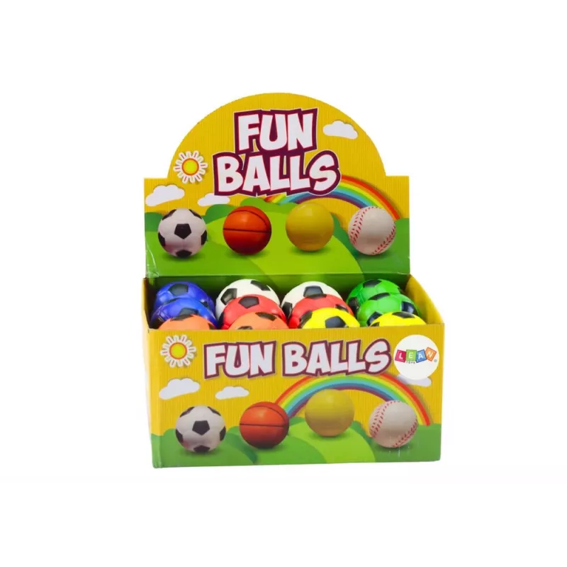 LEAN TOYS Bola de futebol pequena de espuma macia 5,5 cm