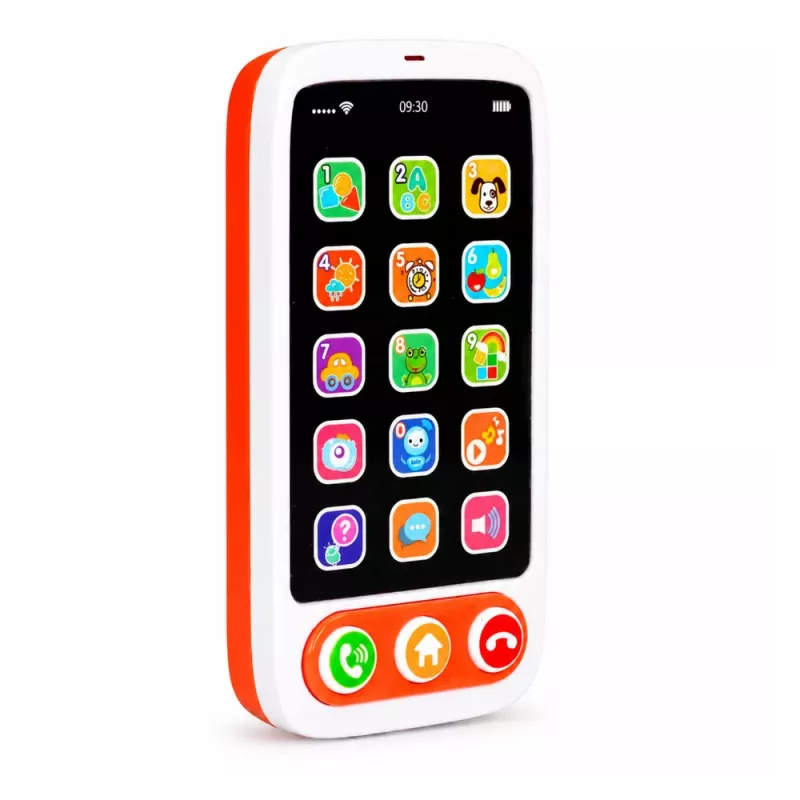 LEAN TOYS Smartphone Brinquedo Educativo Interativo para Crianças com Sons e Luzes