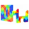LEAN TOYS Puzzle cobra cubo mágico jogo de puzzle