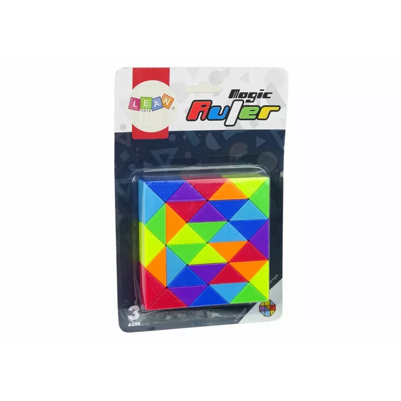 LEAN TOYS Puzzle cobra cubo mágico jogo de puzzle