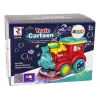 LEAN TOYS locomotiva de bolhas de sabão com luz e som, azul