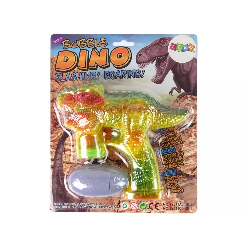 LEAN TOYS máquina de bolas de sabão dinossauro 1x ovo