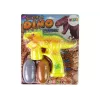 LEAN TOYS Pistola de Bolas de Sabão Dinossauro Líquido Ovo Amarelo