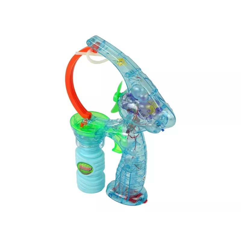 LEAN TOYS Pistola de Bolas de Sabão 24 cm Luz e Som