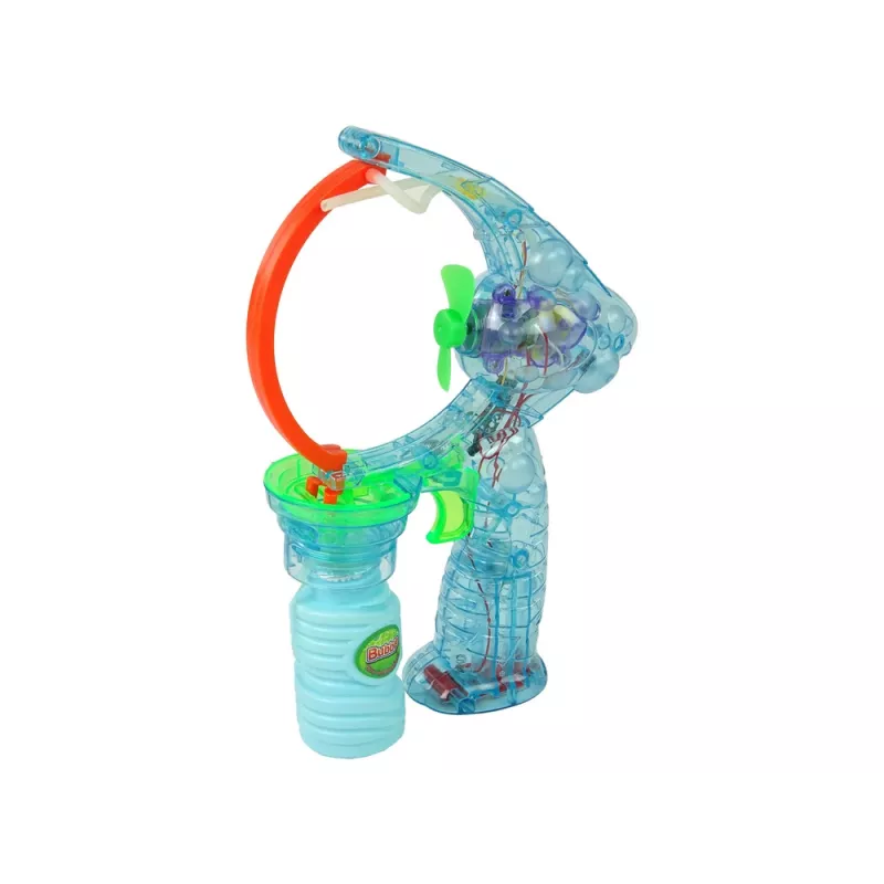 LEAN TOYS Pistola de Bolas de Sabão 24 cm Luz e Som