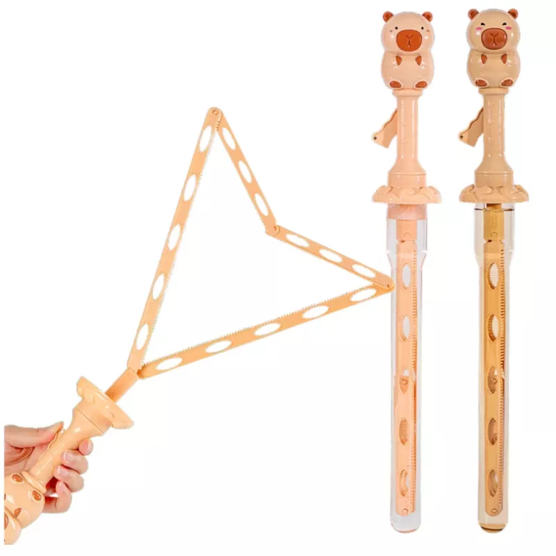 LEAN TOYS bolhas de sabão grande vara extensível capivara 49,5 cm 100 ml