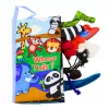 LEAN TOYS Livro Educativo Macio Animais Barulhentos Para Bebés