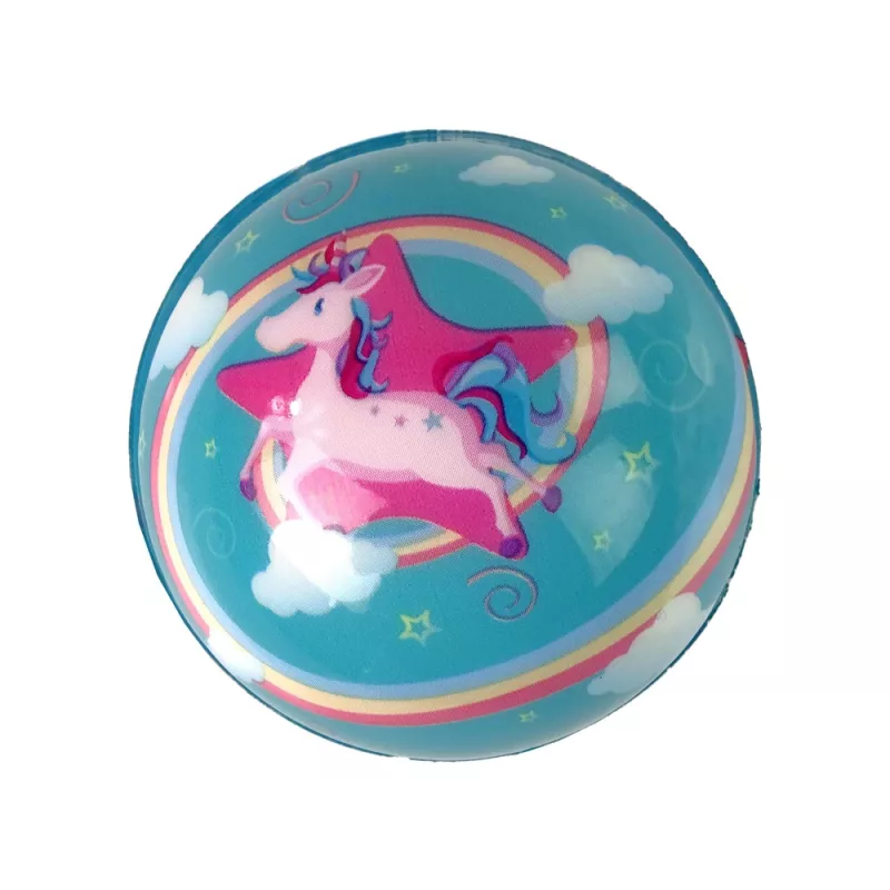 LEAN TOYS Bola sensorial arco-íris macia para bebés 8 cm de diâmetro