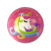 LEAN TOYS Bola sensorial arco-íris macia para bebés 8 cm de diâmetro