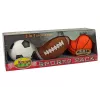 LEAN TOYS Conjunto de bolas de desporto macias 3 em 1 futebol basquetebol