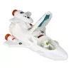 LEAN TOYS conjunto de brincar Space Mission Cosmos 4 elementos – foguetão, astronauta, rover e bandeira (4 peças, a partir de 3 anos)
