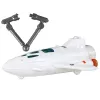 LEAN TOYS conjunto de brincar Space Mission Cosmos 4 elementos – foguetão, astronauta, rover e bandeira (4 peças, a partir de 3 anos)