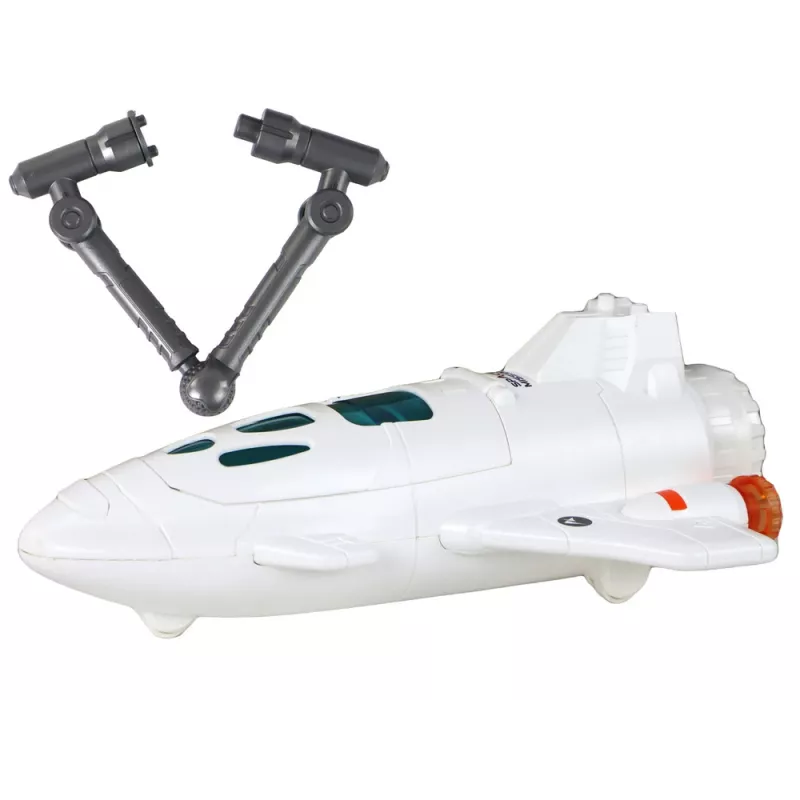LEAN TOYS conjunto de brincar Space Mission Cosmos 4 elementos – foguetão, astronauta, rover e bandeira (4 peças, a partir de 3 anos)
