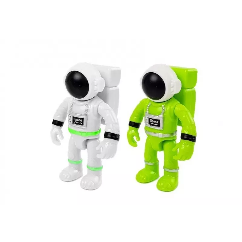 LEAN TOYS Foguetão Espacial Astronauta Cosmos Luz e Som – Foguetão eletrónico a pilhas com figura de astronauta (3x AA)