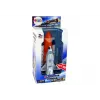 Foguetão espacial LEAN TOYS com nave espacial de metal - pull-back, efeitos de luz e som, conjunto de brinquedo de veículos aéreos e espaciais