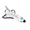 Foguetão espacial LEAN TOYS com nave espacial de metal - pull-back, efeitos de luz e som, conjunto de brinquedo de veículos aéreos e espaciais