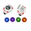 LEAN TOYS Conjunto Guerreiro Espacial Pistola Laser Sabre de Luz Algemas Lançador de Discos