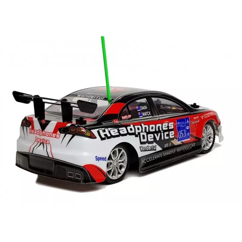 LEAN TOYS Carro telecomandado desportivo de corrida R/C 27MHz vermelho