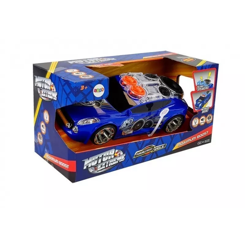 LEAN TOYS Carro Desportivo DJ com Altifalantes de Teto, Música, Luzes