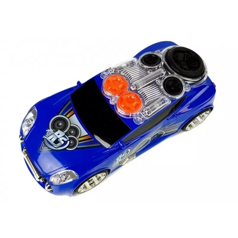 LEAN TOYS Carro Desportivo DJ com Altifalantes de Teto, Música, Luzes