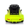 LEAN TOYS Carro desportivo 1:18 verde roda sobresselente piloto