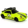 LEAN TOYS Carro desportivo 1:18 verde roda sobresselente piloto