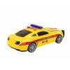 LEAN TOYS Carro desportivo ambulância com luzes e som amarelo