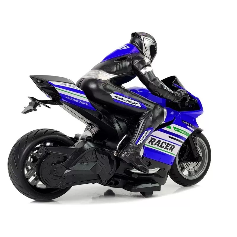 Mota desportiva radiocomandada LEAN TOYS 2.4G Racer alcance 35m azul