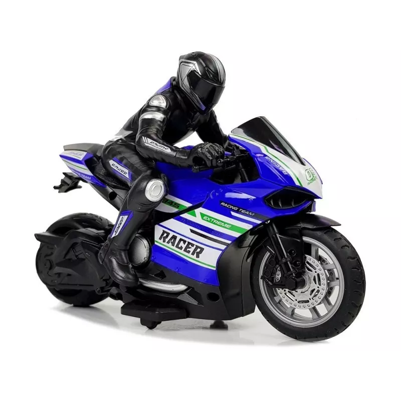 Mota desportiva radiocomandada LEAN TOYS 2.4G Racer alcance 35m azul