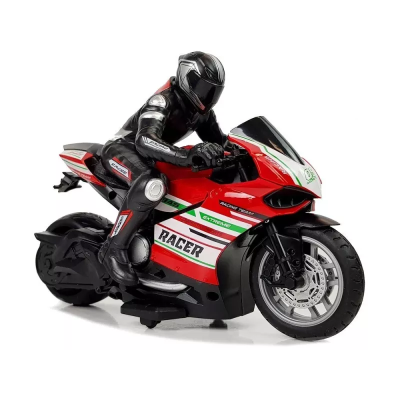 Mota desportiva radiocomandada LEAN TOYS 2.4G Racer alcance 35m vermelha