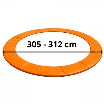 LEAN TOYS Proteção de molas para trampolim 10ft, azul, PVC resistente aos UV, espuma EPE, correias elásticas, EN71, série BEST
