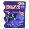 Figura de borracha de raia elástica LEAN TOYS peixe oceânico realista 13cm