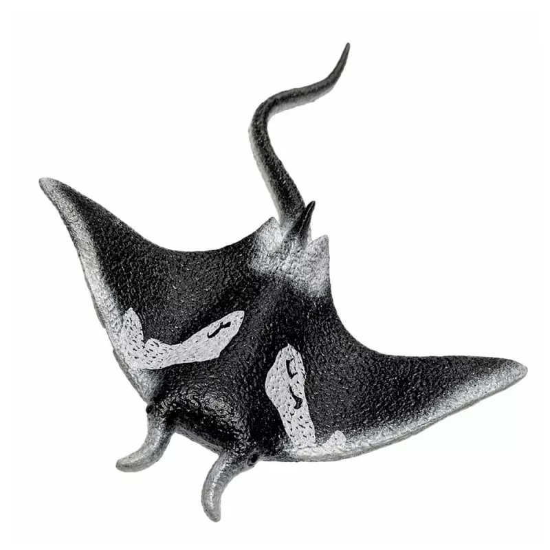 Figura de borracha de raia elástica LEAN TOYS peixe oceânico realista 13cm