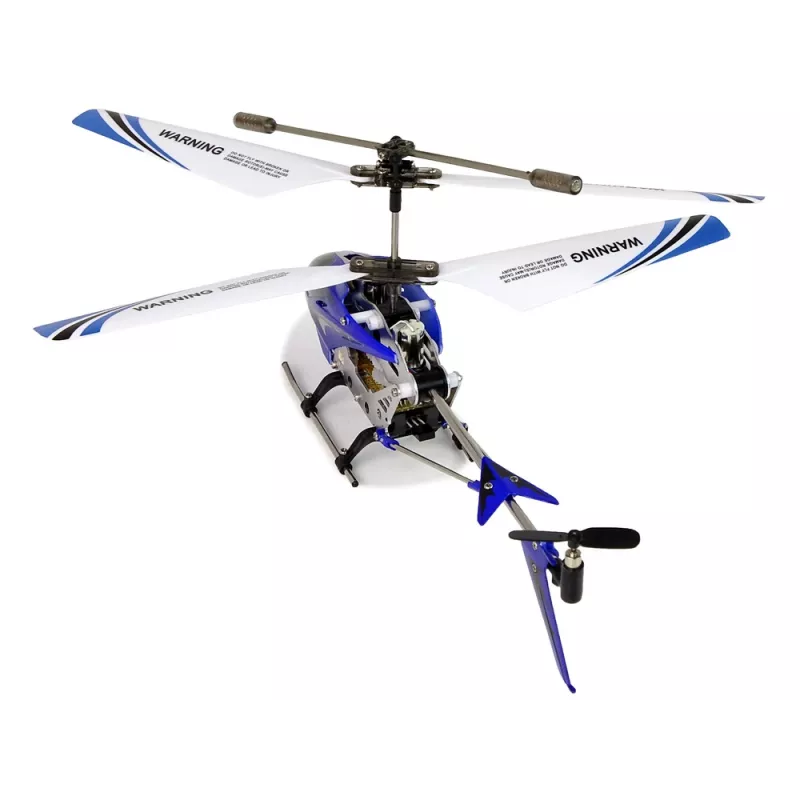 Helicóptero RC LEAN TOYS SYMA S107G com comando e bateria recarregável - azul