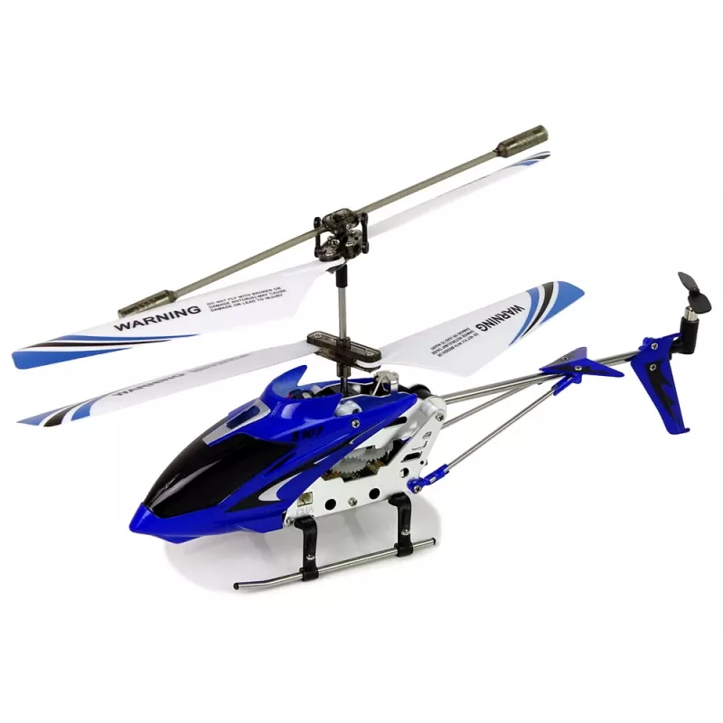 Helicóptero RC LEAN TOYS SYMA S107G com comando e bateria recarregável - azul