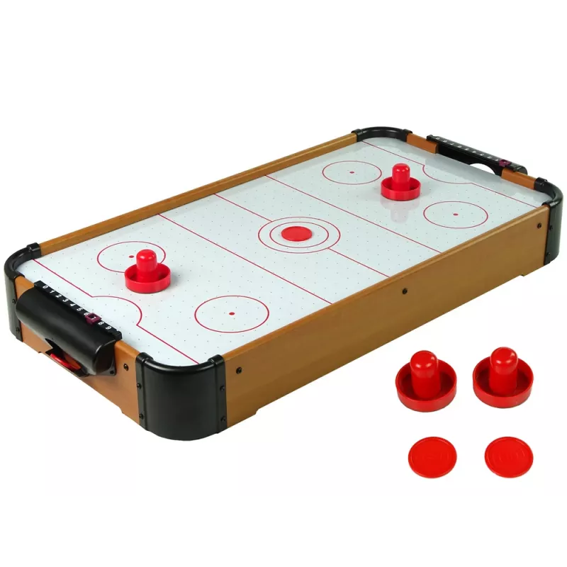 LEAN TOYS Jogo de mesa hóquei no ar disco pontos