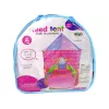 LEAN TOYS Tenda palácio castelo de princesas base para crianças rosa
