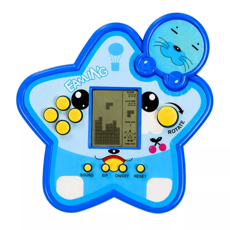 LEAN TOYS Tetris Star Jogo eletrónico - Azul