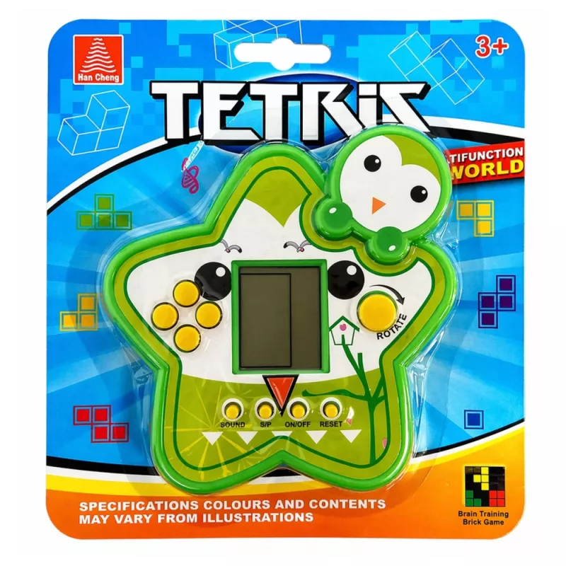 LEAN TOYS Tetris Star Jogo eletrónico - Verde